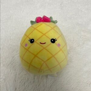 Pineapple Plush with Green Leaves